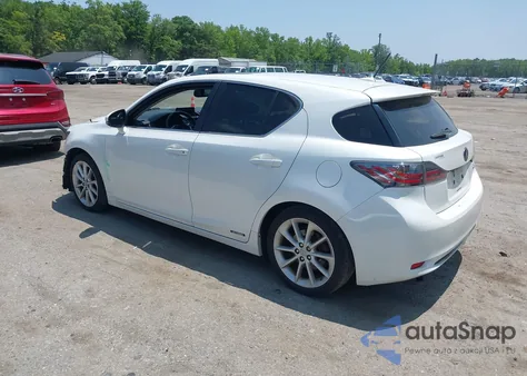 2013 Lexus Ct 200H из США, поврежденный, VIN JTHKD5BH9D2171433
